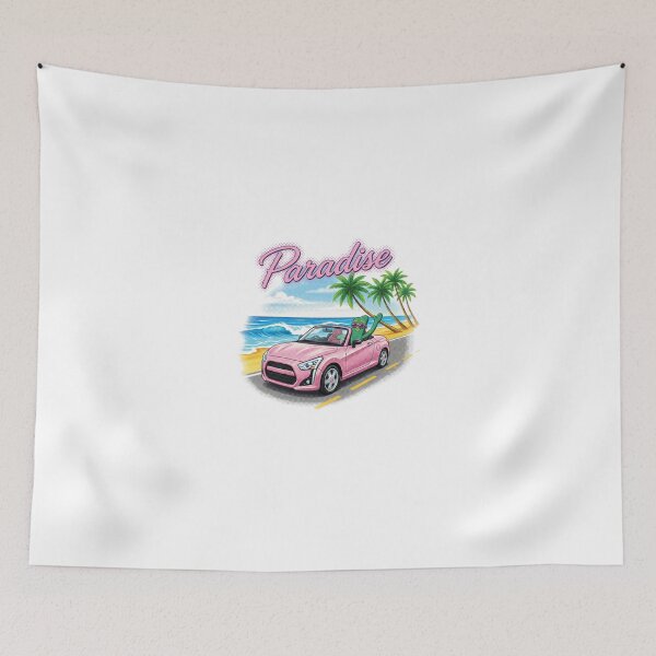 Item preview, Retro Pop Culture Paradise Pink Copen designed and sold by AdyKurniawan.