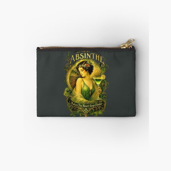 Item preview, Absinthe Makes the Heart Grow Fonder | Art Nouveau Belle Époque Vintage Poster designed and sold by Sanctum Icons.