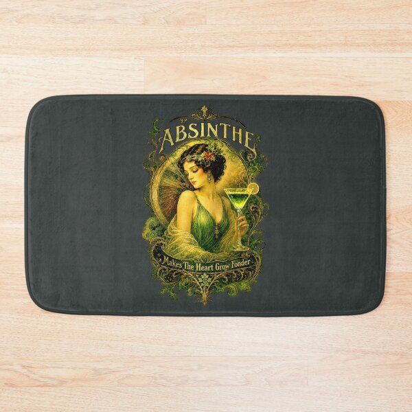 Item preview, Absinthe Makes the Heart Grow Fonder | Art Nouveau Belle Époque Vintage Poster designed and sold by Sanctum Icons.