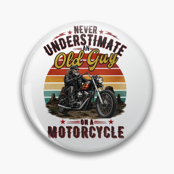Item preview, Never Underestimate An Old Guy On A Motorcycle  designed and sold by belladesign7.