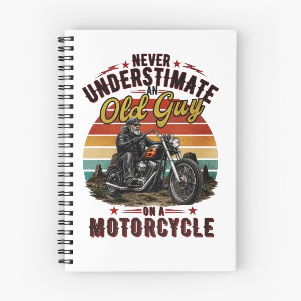 Item preview, Never Underestimate An Old Guy On A Motorcycle  designed and sold by belladesign7.
