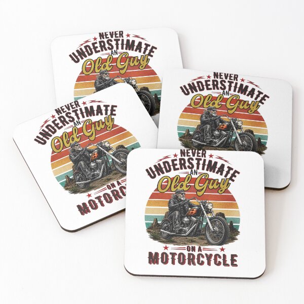Item preview, Never Underestimate An Old Guy On A Motorcycle  designed and sold by belladesign7.