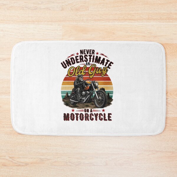 Item preview, Never Underestimate An Old Guy On A Motorcycle  designed and sold by belladesign7.