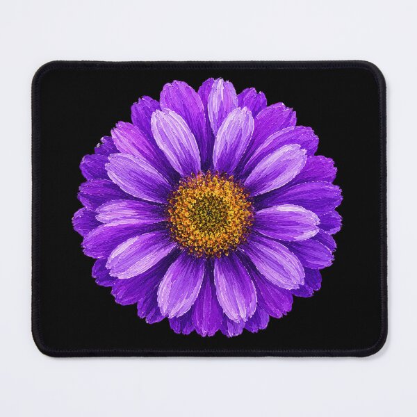 Item preview, Purple Aster Acrylic Painting | Vibrant Botanical Flower Art designed and sold by ColorSplash123.