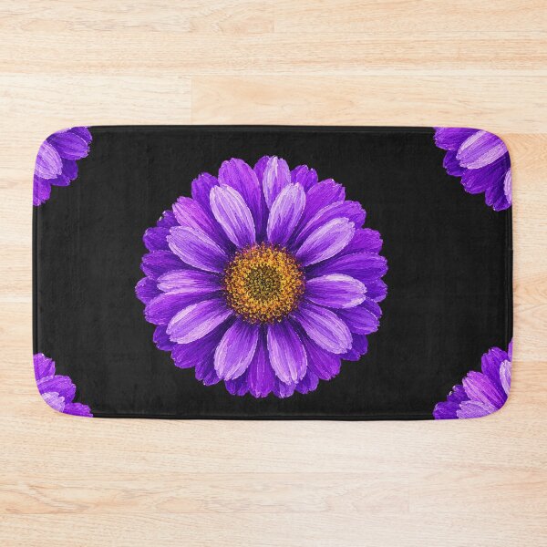 Item preview, Purple Aster Acrylic Painting | Vibrant Botanical Flower Art designed and sold by ColorSplash123.