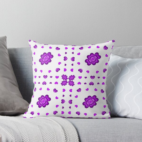 Item preview, Pastel Purple Heart Collage| White background | Trendy Girly Pattern  designed and sold by Rush2Buy.