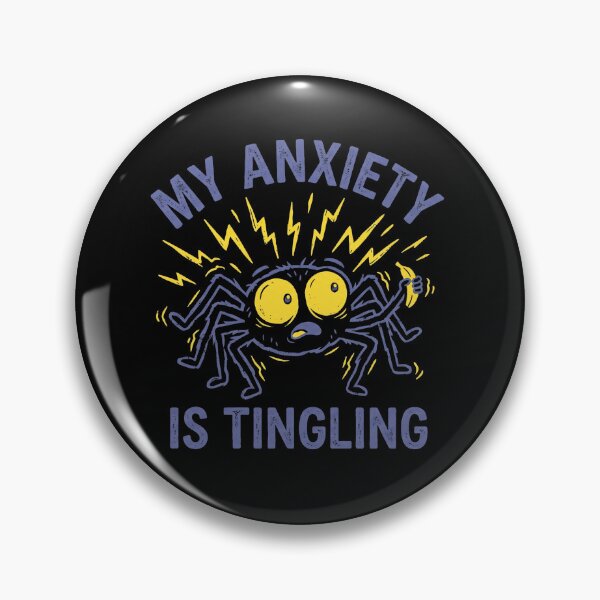 Item preview,  My Anxiety Is Tingling Funny Neurospicy Spider designed and sold by AdyKurniawan.