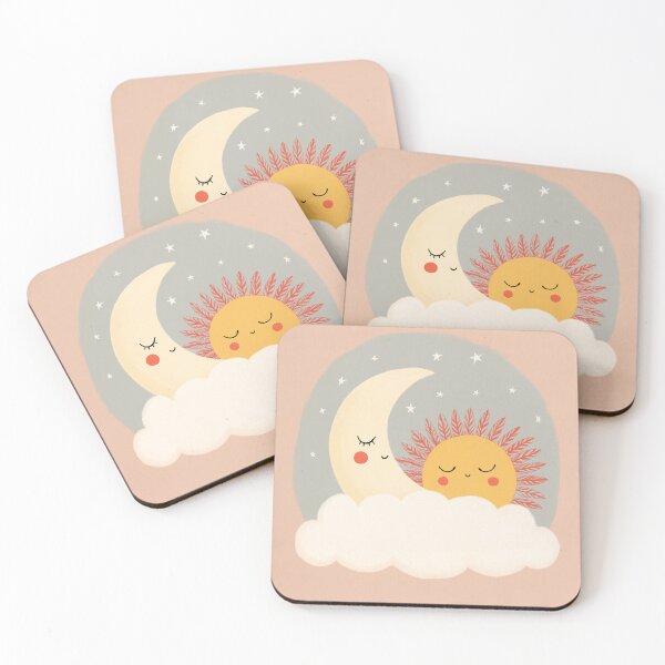 Item preview, Whimsical Sun and Moon Illustration – Celestial Boho designed and sold by Studio Remier.