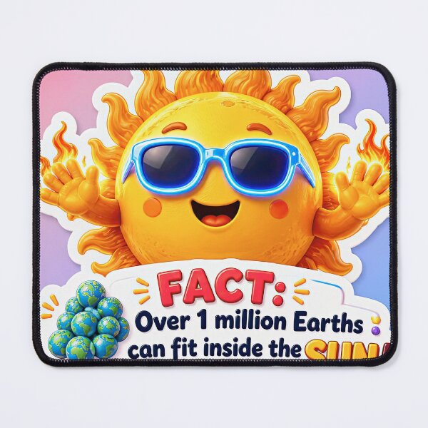 Item preview, Space Facts 3D: Cute Sun and Planet Learning Stickers 4 designed and sold by PlayPlearnZone.