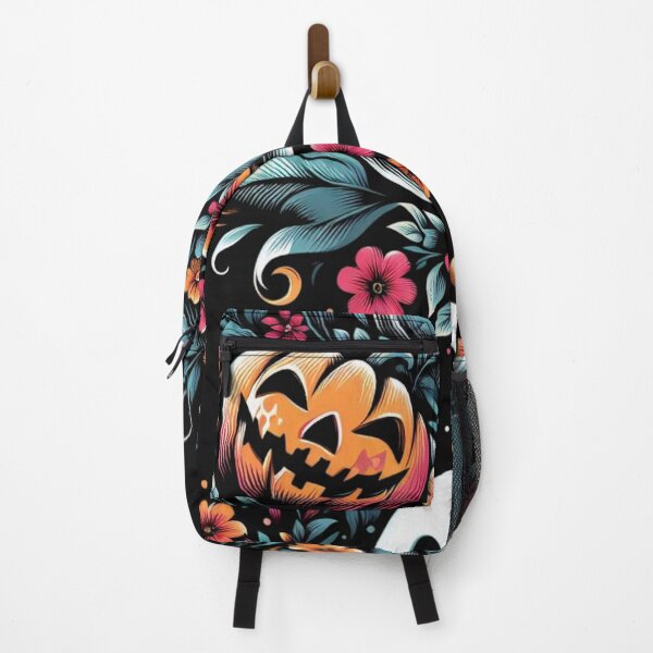 Item preview, Floral Ghost and Pumpkin Halloween designed and sold by BriSher.