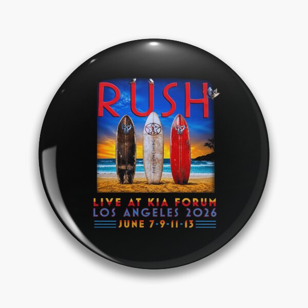 Item preview, Rush Los Angeles Jun 11 & 13 2026 Black designed and sold by SweetCornrrFun.