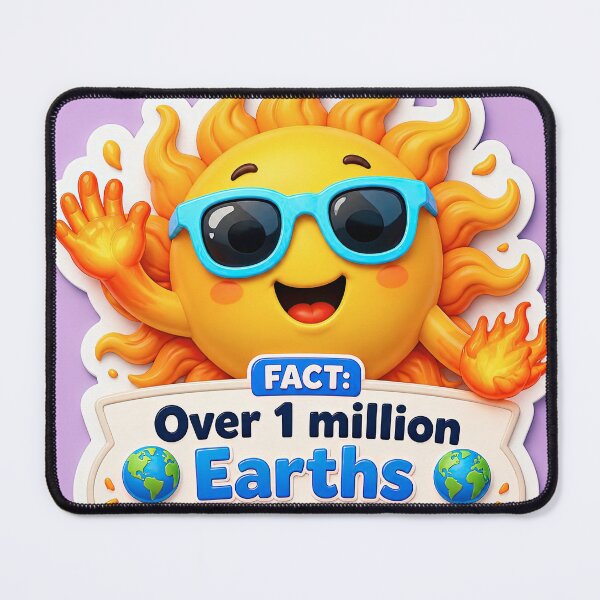 Item preview, Space Facts 3D: Cute Sun and Planet Learning Stickers 6 designed and sold by PlayPlearnZone.