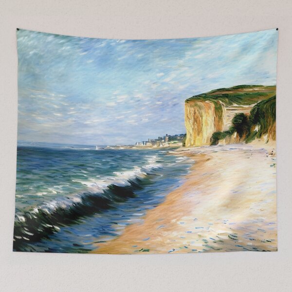 Item preview, Pourville near Dieppe: Impression of Sunlit Cliffs designed and sold by artdesignsnow.