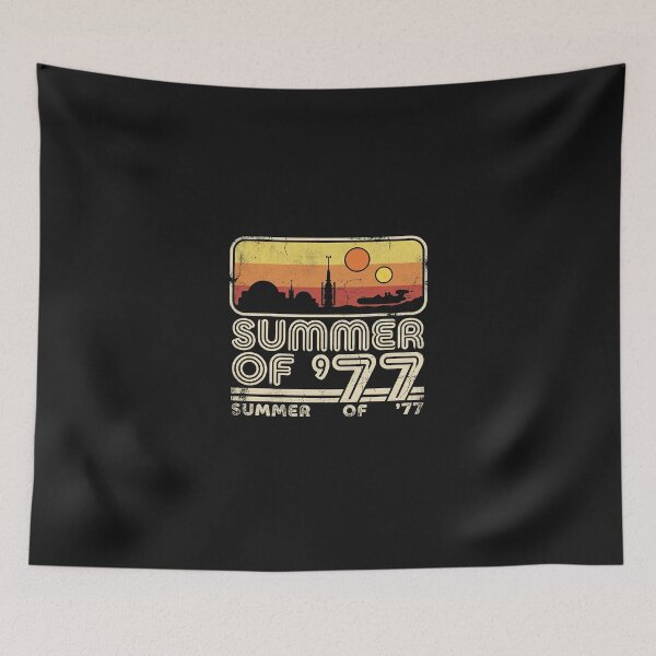 Item preview, Summer of 77 Vintage Sci-Fi Desert Planet Retro Sunset designed and sold by AdyKurniawan.