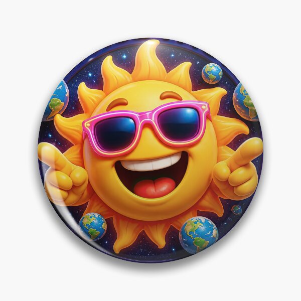 Item preview, Space Facts 3D: Cute Sun and Planet Learning Stickers 7 designed and sold by PlayPlearnZone.