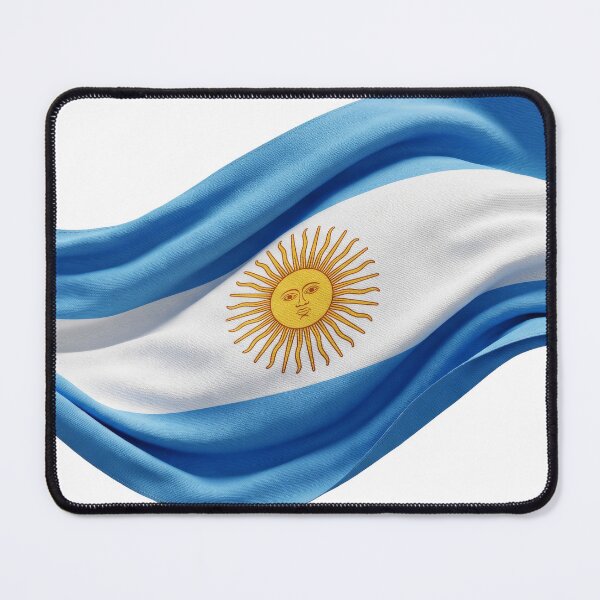 Item preview, Argentina national flag floating elegantly designed and sold by Olivra.