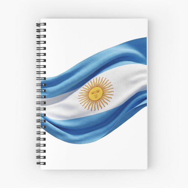 Item preview, Argentina national flag floating elegantly designed and sold by Olivra.
