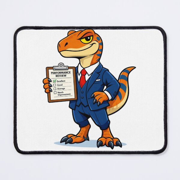Item preview,  Funny Dinosaur Performance Review Gift — Velociraptor Exceeds Expectations Coworke designed and sold by Print Loft.