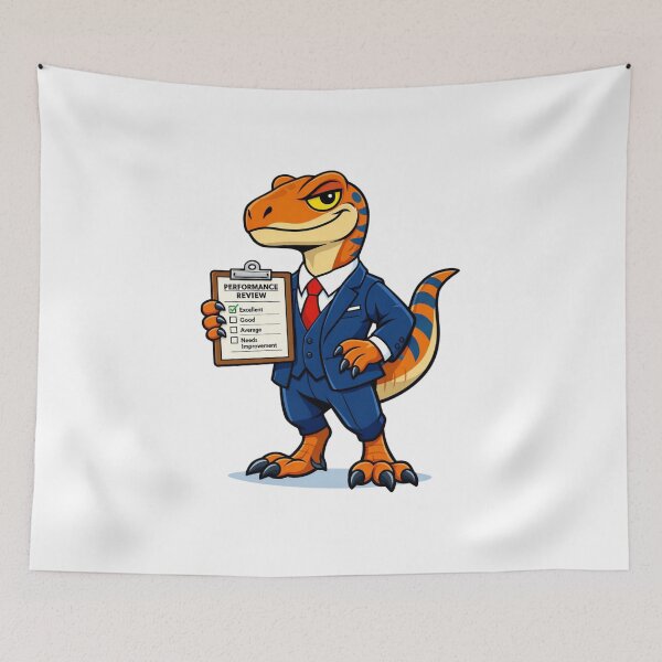 Item preview,  Funny Dinosaur Performance Review Gift — Velociraptor Exceeds Expectations Coworke designed and sold by Print Loft.