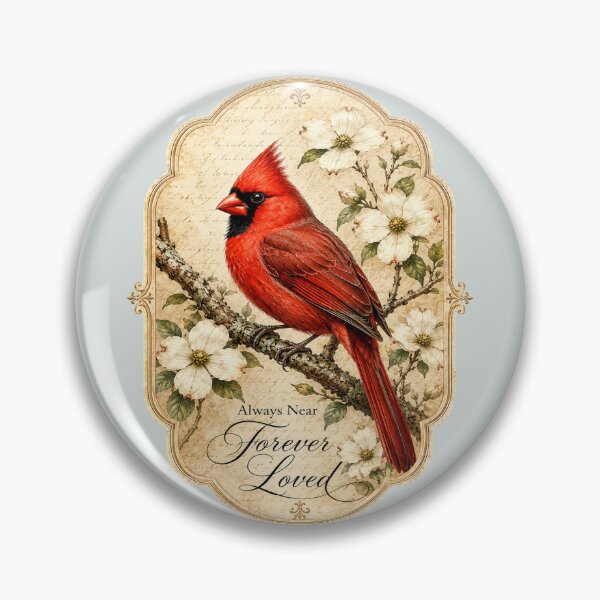 Item preview, Red Cardinal Memorial Gift Forever Loved Remembrance designed and sold by tamdevo1.