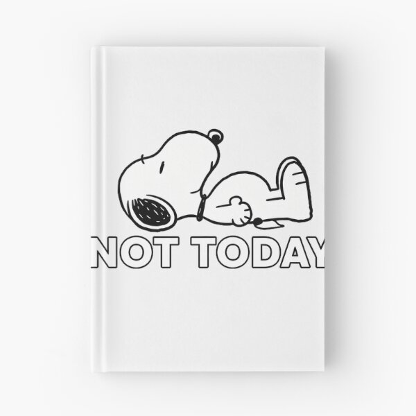 Item preview, Not Today Snoopy Peanuts Lazy Mood Funny designed and sold by LysiTHWIP.