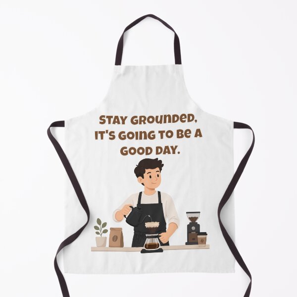 Item preview, Stay Grounded, It's Going To Be A Good Day - Inspirational Coffee Pun designed and sold by Latitude 1°N.