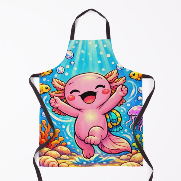Item preview, Axolotl Joy Splash - Underwater Happiness designed and sold by ImagineNature.