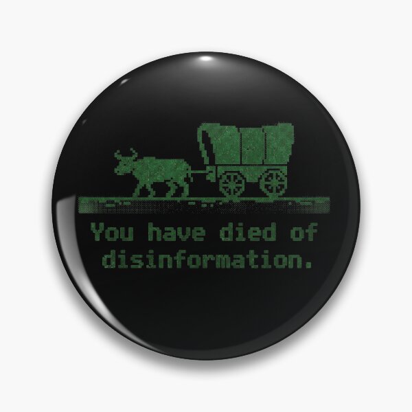 Item preview, You Have Died Of Disinformation Retro Pixel Art Game designed and sold by AdyKurniawan.