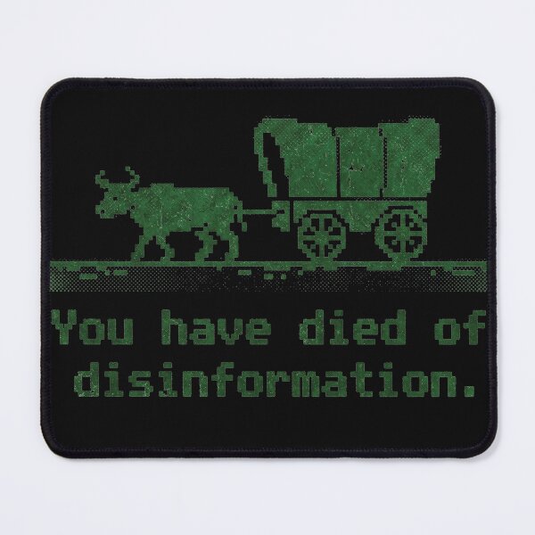 Item preview, You Have Died Of Disinformation Retro Pixel Art Game designed and sold by AdyKurniawan.