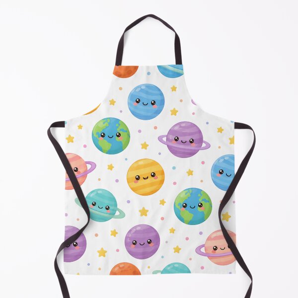 Item preview, Cute Kawaii Planets Space Seamless Pattern designed and sold by Seculinator.