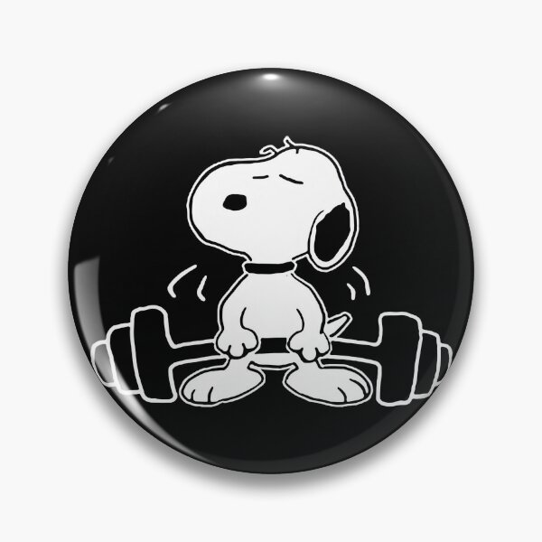 Item preview, Snoopy Weightlifting Gym Workout Fan designed and sold by LysiTHWIP.