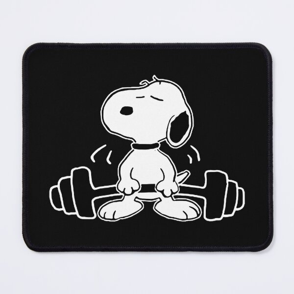 Item preview, Snoopy Weightlifting Gym Workout Fan designed and sold by LysiTHWIP.
