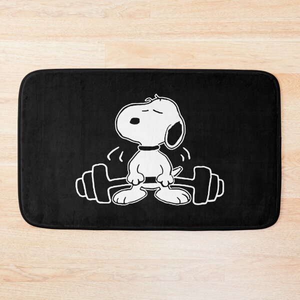 Item preview, Snoopy Weightlifting Gym Workout Fan designed and sold by LysiTHWIP.