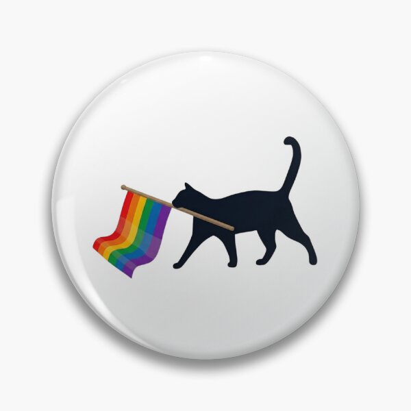 Item preview, Pride Cat Carrying Rainbow Flag – Colorful Equality and Love Celebration Design for Cat Lovers designed and sold by Trendesigne.