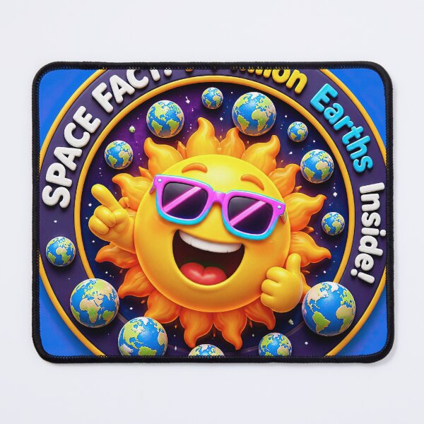 Item preview, Space Facts 3D: Cute Sun and Planet Learning Stickers 8 designed and sold by PlayPlearnZone.