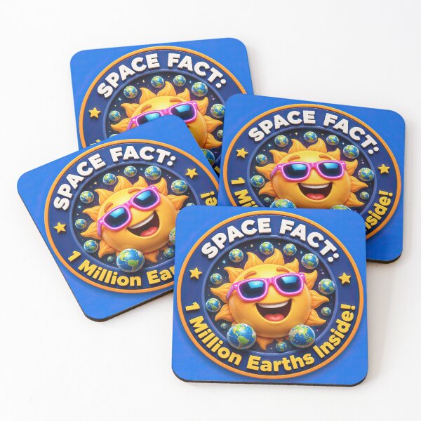 Item preview, Space Facts 3D: Cute Sun and Planet Learning Stickers 9 designed and sold by PlayPlearnZone.