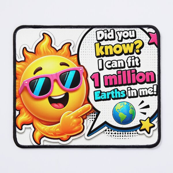 Item preview, Space Facts 3D: Cute Sun and Planet Learning Stickers 12 designed and sold by PlayPlearnZone.