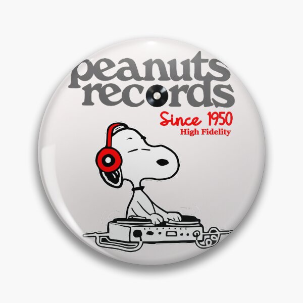 Item preview, Peanuts Records Since 1950 High Fidelity Snoopy DJ Music Lover designed and sold by LysiTHWIP.