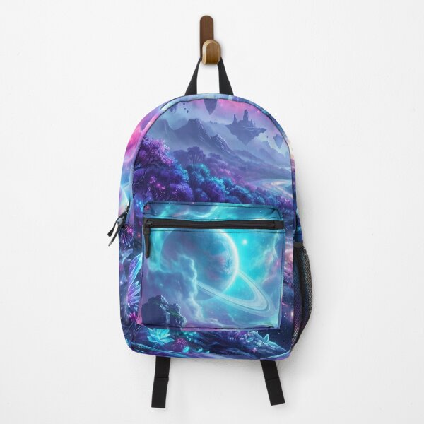 Item preview, Galaxy River Bioluminescent Fantasy Alien Landscape designed and sold by Luminous Wilds.
