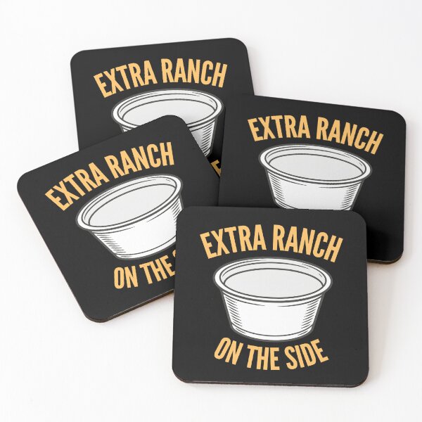 Item preview, Extra Ranch On The Side Food Quote Vintry off designed and sold by VintryOff.