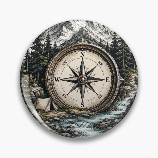Item preview, Follow Your Own Path - Compass Of The Wild designed and sold by the-dovlat.