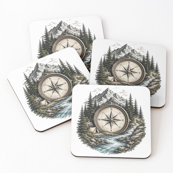 Item preview, Follow Your Own Path - Compass Of The Wild designed and sold by the-dovlat.