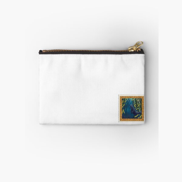 Item preview, Kelp Forest Seal - Vintage Ocean Postage Stamp Art designed and sold by sorarosaart.