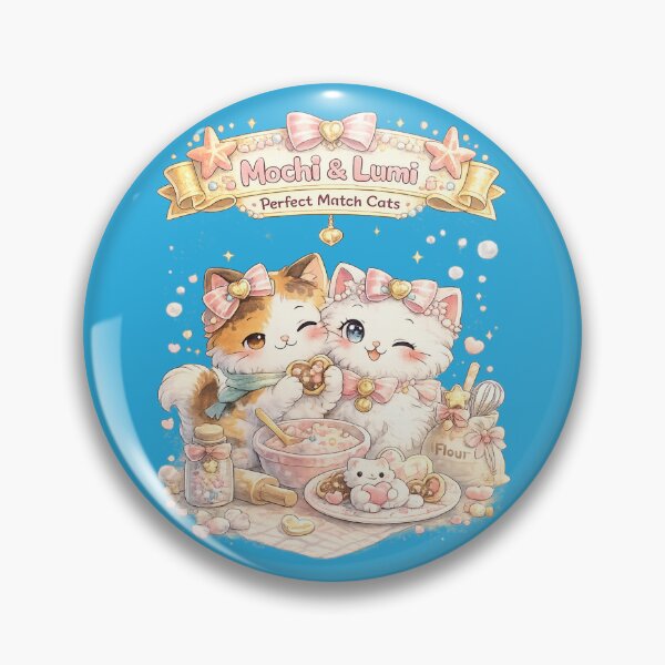 Item preview, Mochi & Lumi – Perfect Match Cats designed and sold by Mochi Studio.