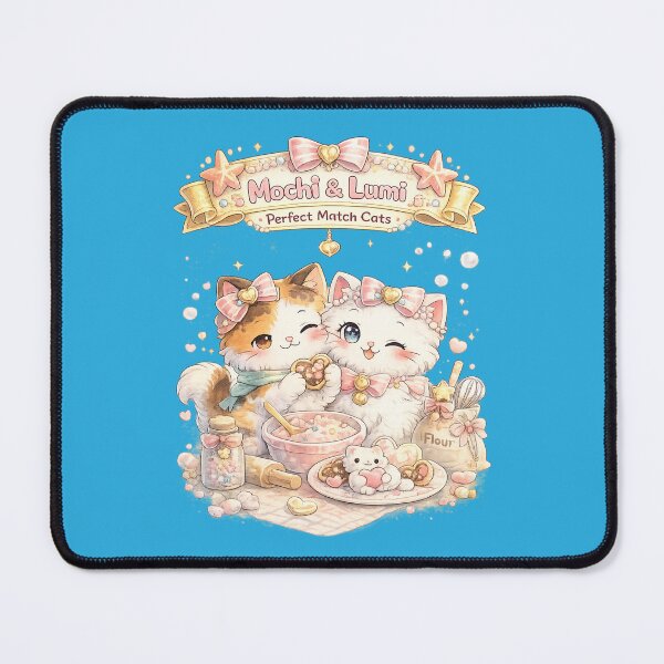 Item preview, Mochi & Lumi – Perfect Match Cats designed and sold by Mochi Studio.