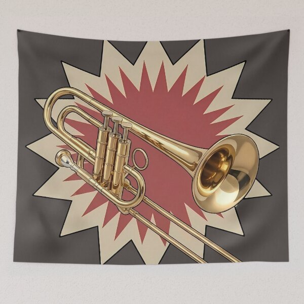 Item preview, Trombone – The King of Instruments  - International Music day designed and sold by Art-Arcade6.
