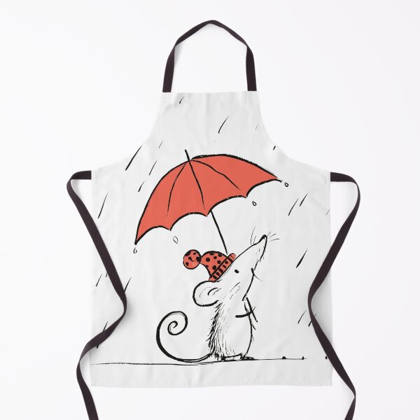 Item preview, Cute mouse with an umbrella designed and sold by Baart72.