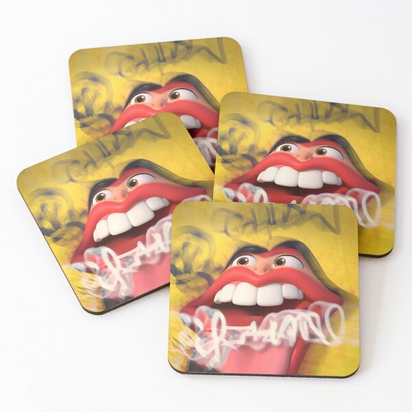 Item preview, Big Toothy Grin Comic Face  designed and sold by Duke and Dutchess Creations .