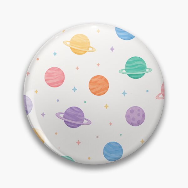 Item preview, Minimalist Pastel Planets Space Seamless Pattern designed and sold by Seculinator.
