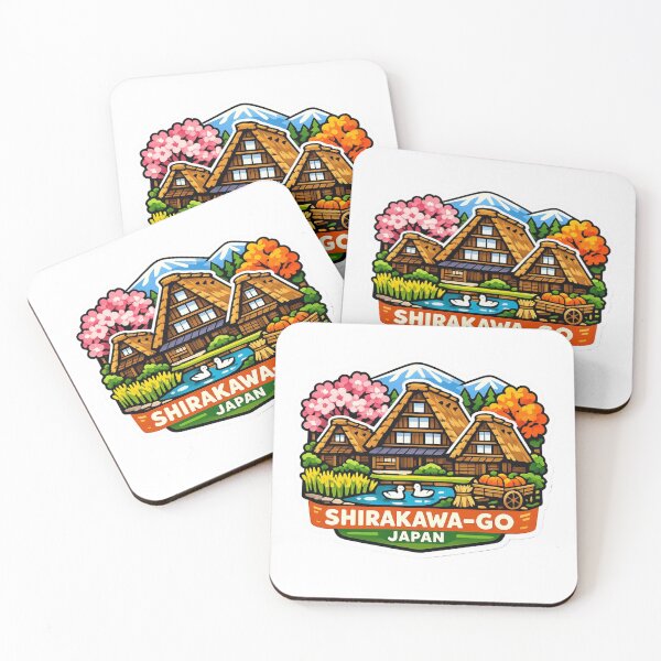 Item preview, Shirakawago Japan Village Sticker designed and sold by Imaginarium of Chaos falcon88 .